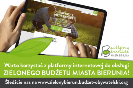 Skorzystaj z platformy internetowej do ZIELONEGO BUDŻETU